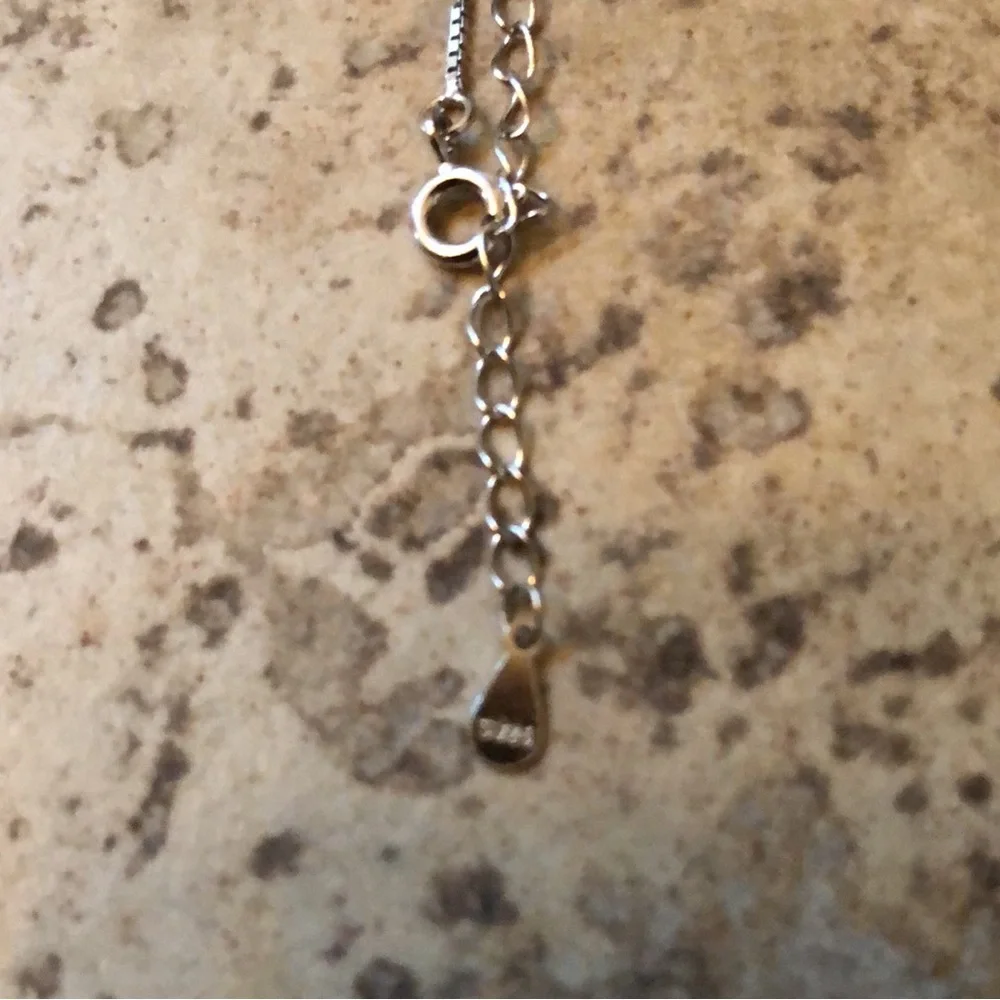 Moissanite Silver Necklace 💎 - Picture 7 of 8